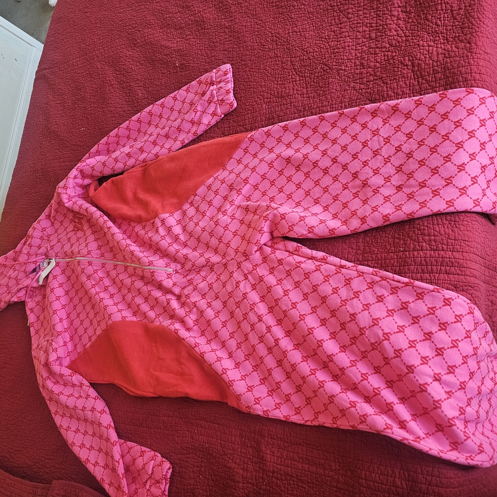 Pink Patterned Jumpsuit